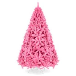 Best Choice Products Artificial Pink Christmas Full Tree Festive Holiday Decoration w/ Stand 17 Best Choice Products Artificial Pink Christmas Full Tree Festive Holiday Decoration w/ Stand -Outlet Xmas Decor Tree Store GUEST e8fd42ee bcc8 478a 9e73 04562223d5a6