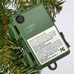 National Tree Company NF3-309-9A-B 9 Foot Long 10 Inch Thick Pre Lit Christmas Decoration Garland with 50 Colored Lights, 200 Tips, and Timer -Outlet Xmas Decor Tree Store GUEST ea37d872 137a 4365 baed c6768d2bf38d