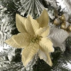 National Tree Company Artificial Christmas Garland, Green, Colonial Fir, With Flowers, Berry Clusters, Frosted Branches,9 Feet -Outlet Xmas Decor Tree Store GUEST eaebd1a9 c012 418c a405 a3fb0ffefcfd