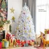 Costway 7ft White Iridescent Tinsel Artificial Christmas Tree with 1156 Branch Tips 1 Costway 7ft White Iridescent Tinsel Artificial Christmas Tree with 1156 Branch Tips -Outlet Xmas Decor Tree Store GUEST ebe84d77 0761 4f77 8fc7 22c7c053921e