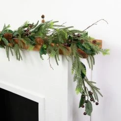 Northlight 6' Mixed Foliage with Pine Cones and Berries Christmas Garland, Unlit -Outlet Xmas Decor Tree Store GUEST ec679515 f28b 41d9 b88c 71f66081eb2b
