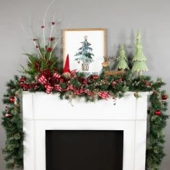 Northlight 9' x 12" Unlit Country Mixed Pine Artificial Christmas Garland