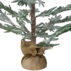 Northlight 5' Snow Covered Slim Pine Artificial Christmas Tree with Jute Base– Unlit -Outlet Xmas Decor Tree Store GUEST ed26f595 700b 45fc 9bf9 176e3c0d9ac3