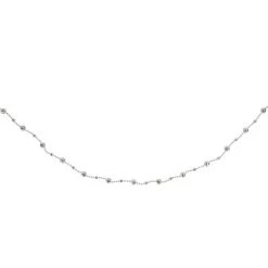 Northlight 15' Shiny Silver Mirrored Disco Ball Beaded Christmas Garland, Unlit -Outlet Xmas Decor Tree Store GUEST ed8c6594 315a 4c9f a3e5 3053c717175d