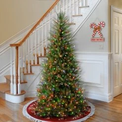 National Tree Company 7.5ft National Christmas Tree Company Dunhill Fir Artificial Christmas Tree 600ct Bulb Multicolored -Outlet Xmas Decor Tree Store GUEST ee698325 4ed6 42ea 85a3 d6cea1fb4e4b