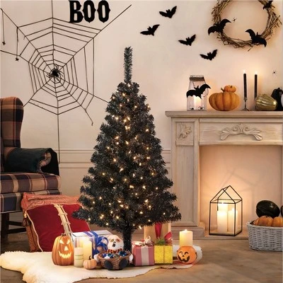 Yaheetech 4Ft Pre-Lit Artificial Christmas Tree with 70 LED Lights & Metal Stand 4 Yaheetech 4Ft Pre-Lit Artificial Christmas Tree with 70 LED Lights & Metal Stand - Image 2