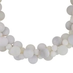 Northlight 6' White 3-Finish Shatterproof Ball Christmas Garland 8 Northlight 6' White 3-Finish Shatterproof Ball Christmas Garland -Outlet Xmas Decor Tree Store GUEST eeda8160 7d41 4cb6 81fa dd29bf355c8a