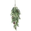 Sullivans Artificial Pine and Hemlock Iced Spray 30"H Green