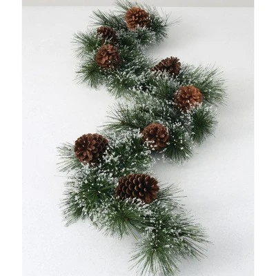 Sullivans Artificial Pine and Cone Garland 72"L Green 4 Sullivans Artificial Pine and Cone Garland 72"L Green - Image 2
