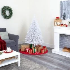 Nearly Natural 5-ft White Artificial Christmas Tree with 350 Bendable Branches -Outlet Xmas Decor Tree Store GUEST f02420cb e27b 403b 9c7e 2c4fa407ffe6