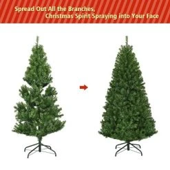 Costway 4Ft Pre-Lit Artificial Christmas Tree Hinged 100 LED Lights 12 Costway 4Ft Pre-Lit Artificial Christmas Tree Hinged 100 LED Lights -Outlet Xmas Decor Tree Store GUEST f04ebc6f c12c 4e09 b556 e33ed8870a3b