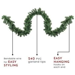 Northlight 9' x 12" Windsor Pine Artificial Christmas Garland - Unlit 5 Northlight 9' x 12" Windsor Pine Artificial Christmas Garland - Unlit -Outlet Xmas Decor Tree Store GUEST f22c180a 7d2a 459c a1d7 e20cf971c0c5