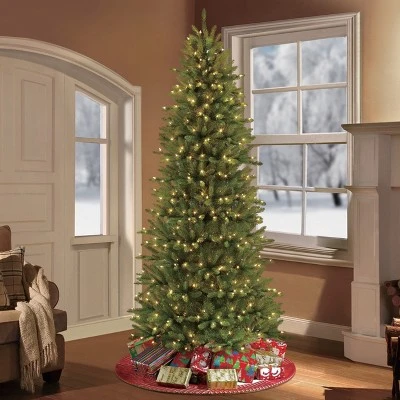 6.5ft Pre-lit Artificial Christmas Tree Forest Fir - Puleo 3 6.5ft Pre-lit Artificial Christmas Tree Forest Fir - Puleo