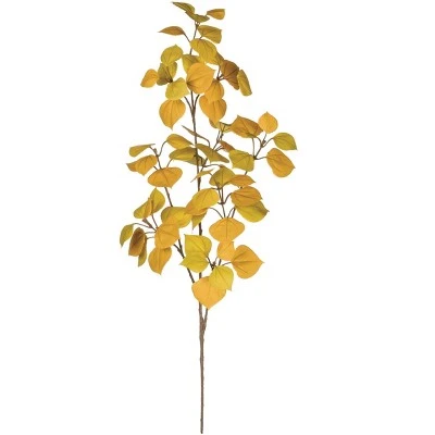 Sullivans Artificial Aspen Leaf Spray 26.5"H Brown 3 Sullivans Artificial Aspen Leaf Spray 26.5"H Brown