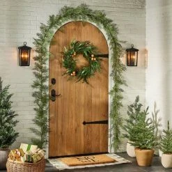 Threshold Designed W/Studio McGee XL Cedar Christmas Garland - Threshold™ designed with Studio McGee
