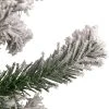 Northlight 4.5' Flocked Madison Pine Artificial Christmas Tree, Unlit