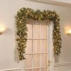 National Tree Company 9 ft. Carolina Pine Garland with Clear Lights