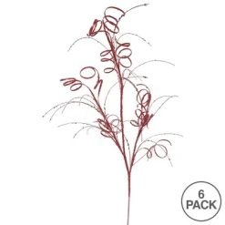 Vickerman 35" Glitter Curly Aritificial Christmas Spray -Outlet Xmas Decor Tree Store GUEST f58dd327 dd50 4e10 9c4e 5b8ba0645f6d