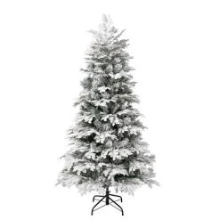 National Tree Company First Traditions Unlit Flocked Acacius Hinged Artificial Christmas Tree -Outlet Xmas Decor Tree Store GUEST f6b31d0d f8b4 4e3d 9655 3903df1db0d8