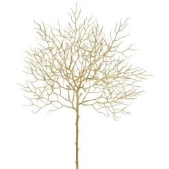 Allstate Floral 23" Metallic Gold Twig Christmas Spray