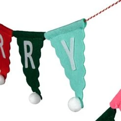 Northlight 45" Multi "Merry Christmas" Triangles Banner Garland - Unlit -Outlet Xmas Decor Tree Store GUEST f7899c6a 5e95 47df 8178 973e228c7427