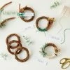 Juvale 12 Pack Small Grapevine Wreaths for Crafts, DIY Wedding Decorations, Christmas Ornaments, Holiday Decor, 4 in
