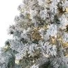 Nearly Natural 7' Pre-Lit LED Flocked Rock Springs Spruce Artificial Christmas Tree Clear Lights -Outlet Xmas Decor Tree Store GUEST f8f030ff 729a 4cc8 8ed4 4b25ce36a89b