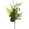 Allstate Floral 18" Fern with Pine and Pine Cone Artificial Christmas Spray -Outlet Xmas Decor Tree Store GUEST f9da75b7 deee 4200 a223 f32eca835e79