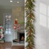 National Tree Company Pre-Lit Artificial Christmas Garland, Green, Frosted Berry Pine, With Pine Cones, Ball Ornaments, Plug In,9 Feet -Outlet Xmas Decor Tree Store GUEST faeaedce 778b 4a51 bfb2 bc8e72d50226
