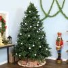 Sunnydaze Decor Sunnydaze Indoor Artificial Unlit Majestic Pine Full Christmas Tree with Metal Stand and Hinged Branches - Green