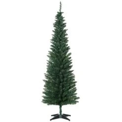 HOMCOM 70.75" Artificial Christmas Pencil Tree Holiday Xmas Tree Home Indoor Decoration -Outlet Xmas Decor Tree Store GUEST fc0d084e b45b 4188 bc93 ebaf7c13adb6