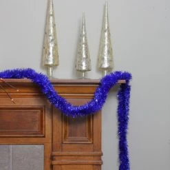Northlight 50' x 2.5" Unlit Shiny Lavish Blue Foil Tinsel Christmas and Hanukkah Garland 5 Northlight 50' x 2.5" Unlit Shiny Lavish Blue Foil Tinsel Christmas and Hanukkah Garland -Outlet Xmas Decor Tree Store GUEST fcf9583e 5ff4 4dce 9fee bfd12d8b0652