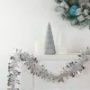Northlight 50' x 3" Silver Boa Wide Cut Tinsel Christmas Garland - Unlit