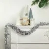 Northlight 50' x 2.5" Unlit Shiny Silver 8-Ply Foil Tinsel Christmas Garland -Outlet Xmas Decor Tree Store GUEST fe09e699 8a51 4e39 a219 305d36eb0cb3