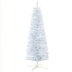 HOMCOM 59" Snow Flocked Artificial Pencil Christmas Tree, Slim Xmas Tree with Realistic Branches and Plastic Base Stand for Indoor Decoration 17 HOMCOM 59" Snow Flocked Artificial Pencil Christmas Tree, Slim Xmas Tree with Realistic Branches and Plastic Base Stand for Indoor Decoration -Outlet Xmas Decor Tree Store GUEST fee5a1d1 7256 44ec 8439 b0666ab3eff1