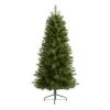 Nearly Natural 6’ Slim West Virginia Mountain Pine Artificial Christmas Tree