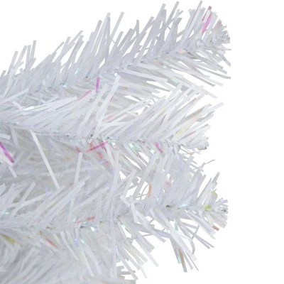 Northlight 18" White Iridescent Spruce Artificial Christmas Tree - Unlit 7 Northlight 18" White Iridescent Spruce Artificial Christmas Tree - Unlit - Image 5
